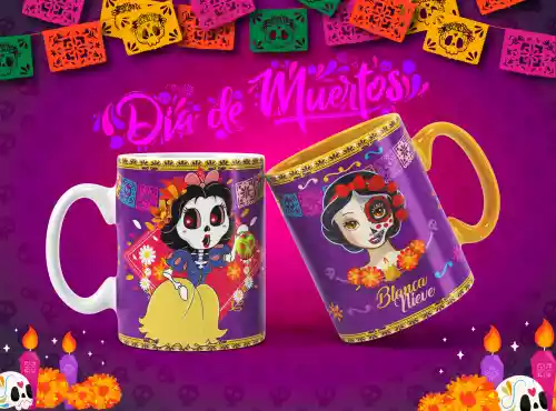 vectores plantilas DISNEY,DÍA DE MUERTOS,
